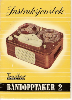 Tandberg Bandopptaker-2 - Owners Manual